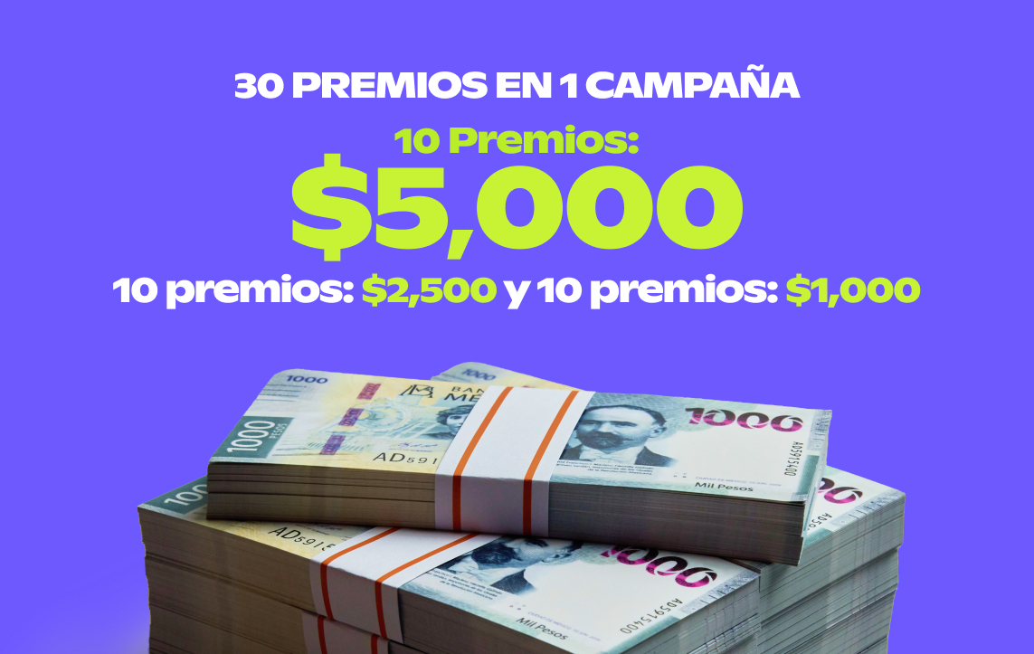 30 Premios en 1 Campa&ntilde;a